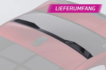 CSR Heckscheibenblende mit ABE für BMW 7er / i7 G70 Limousine HSB121-S strukturiert schwarz matt (keine Lackierung erforderlich)