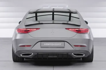 CSR Heckscheibenblende mit ABE für Mercedes-Benz CLS (C257) HSB094-G Glossy schwarz Hochglanz (keine Lackierung erforderlich)