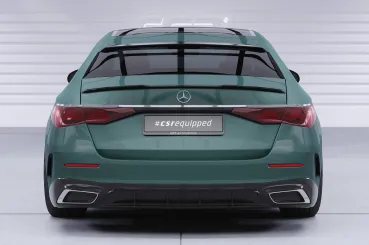 CSR Heckscheibenblend mit ABE für Mercedes Benz E-Klasse W214 Limousine HSB130-C Carbon Look Hochglanz (keine Lackierung erforderlich)