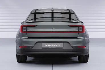 CSR Heckscheibenblende mit ABE für Polestar 2 HSB117-S strukturiert schwarz matt (keine Lackierung erforderlich)