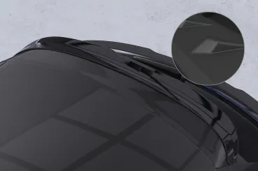 CSR Heckspoiler | Heckflügel mit ABE für Audi A1 8X Sportback HF790-S strukturiert schwarz matt (keine Lackierung erforderlich)