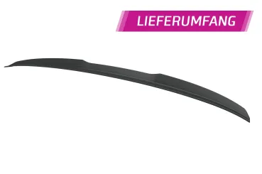 CSR Heckspoiler | Heckflügel mit ABE für Audi A3 8V Limousine HF302-L Lackierung erforderlich (unlackiert roh)