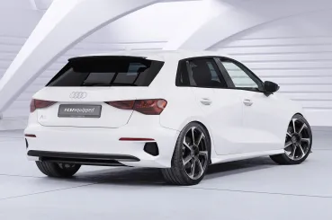 CSR Heckspoiler | Heckflügel mit ABE für Audi A3 (8Y) Sportback HF240-S strukturiert schwarz matt (keine Lackierung erforderlich)