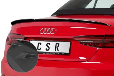 CSR Heckspoiler | Heckflügel mit ABE für Audi A5 F5 Cabrio HF628-L Lackierung erforderlich (unlackiert roh)