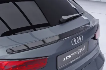 CSR Heckspoiler | Heckflügel mit ABE für Audi Q3 (8U) HF094-S strukturiert schwarz matt (keine Lackierung erforderlich)
