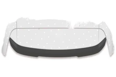 CSR Heckspoiler | Heckflügel mit ABE für Audi Q3 (8U) HF661-C Carbon Look Hochglanz (keine Lackierung erforderlich)