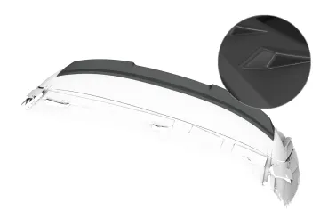 CSR Heckspoiler | Heckflügel mit ABE für Audi Q7 (4M) HF271-L Lackierung erforderlich (unlackiert roh)