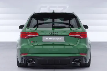 CSR Heckspoiler | Heckflügel mit ABE für Audi RS3 8V Sportback HF109-S strukturiert schwarz matt (keine Lackierung erforderlich)