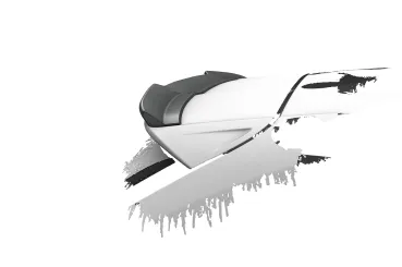 CSR Heckspoiler | Heckflügel mit ABE für Audi RSQ3 (8U) HF164-G Glossy schwarz Hochglanz (keine Lackierung erforderlich)