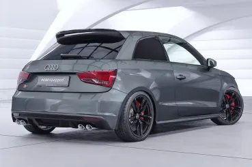CSR Heckspoiler | Heckflügel mit ABE für Audi S1 (8X) Sportback HF100-L Lackierung erforderlich (unlackiert roh)