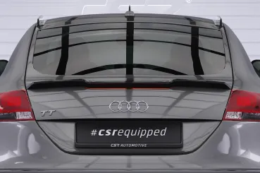 CSR Heckspoiler | Heckflügel mit ABE für Audi TT / TTS 8J HF221-S strukturiert schwarz matt (keine Lackierung erforderlich)