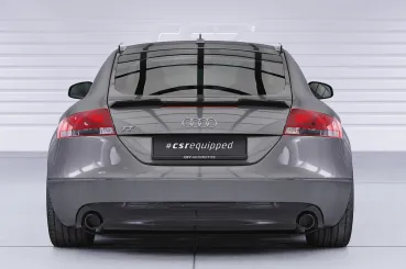 CSR Heckspoiler | Heckflügel mit ABE für Audi TT / TTS 8J HF221-G Glossy schwarz Hochglanz (keine Lackierung erforderlich)