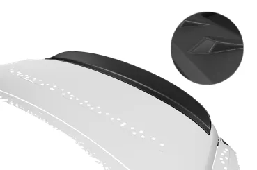 CSR Heckspoiler | Heckflügel mit ABE für Bentley Continental (2.Gen) HF334-L Lackierung erforderlich (unlackiert roh)