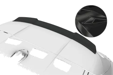 CSR Heckspoiler | Heckflügel mit ABE für BMW 1er F70 M-Paket HF274-G Glossy schwarz Hochglanz (keine Lackierung erforderlich)