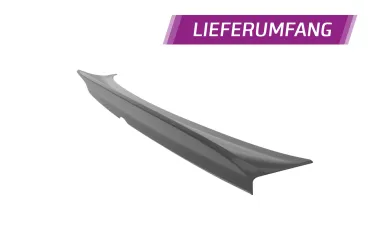 CSR Heckspoiler | Heckflügel mit ABE für BMW 3er E36 Coupe HF987-G Glossy schwarz Hochglanz (keine Lackierung erforderlich)