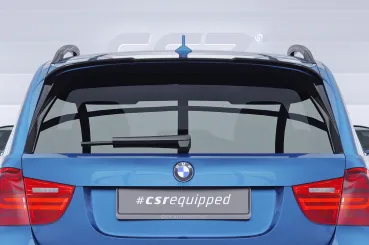 CSR Heckspoiler | Heckflügel mit ABE für BMW 3er E91 Touring HF216-S strukturiert schwarz matt (keine Lackierung erforderlich)