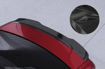 CSR Heckspoiler | Heckflügel mit ABE für BMW 5er / i5 G60 HF155-C Carbon Look Hochglanz (keine Lackierung erforderlich)