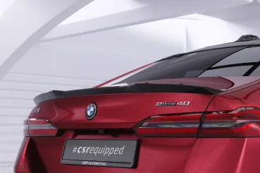 CSR Heckspoiler | Heckflügel mit ABE für BMW 5er / i5 G60 HF155-G Glossy schwarz Hochglanz (keine Lackierung erforderlich)