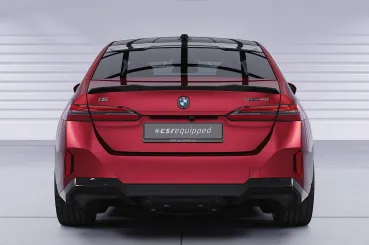 CSR Heckspoiler | Heckflügel mit ABE für BMW 5er / i5 G60 HF155-C Carbon Look Hochglanz (keine Lackierung erforderlich)
