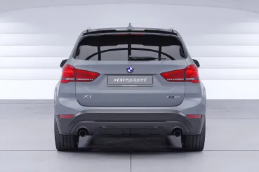 CSR Heckspoiler | Heckflügel mit ABE für BMW X1 F48 HF260-C Carbon Look Hochglanz (keine Lackierung erforderlich)