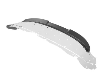 CSR Heckspoiler | Heckflügel mit ABE für BMW X1 F48 HF260-S strukturiert schwarz matt (keine Lackierung erforderlich)