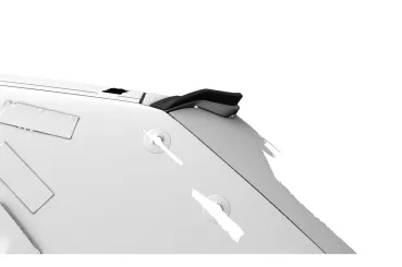 CSR Heckspoiler | Heckflügel mit ABE für BMW XM G09 HF247-S strukturiert schwarz matt (keine Lackierung erforderlich)