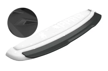 CSR Heckspoiler | Heckflügel mit ABE für Citroen DS3 Racing / SportChic HF768-L Lackierung erforderlich (unlackiert roh)