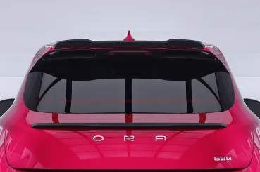 CSR Heckspoiler | Heckflügel mit ABE für GWM Ora Funky Cat / Haomao GT HF135-C Carbon Look Hochglanz (keine Lackierung erforderlich)