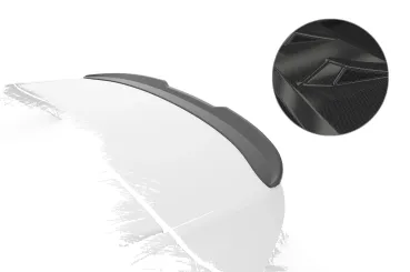 CSR Heckspoiler | Heckflügel mit ABE für Hyundai I40 Kombi / CW HF961-C Carbon Look Hochglanz (keine Lackierung erforderlich)