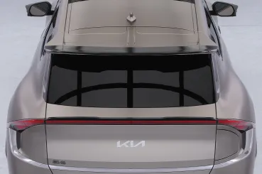 CSR Heckspoiler | Heckflügel mit ABE für Kia EV6 HF088-S strukturiert schwarz matt (keine Lackierung erforderlich)