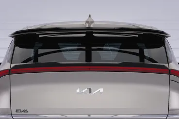 CSR Heckspoiler | Heckflügel mit ABE für Kia EV6 HF088-S strukturiert schwarz matt (keine Lackierung erforderlich)