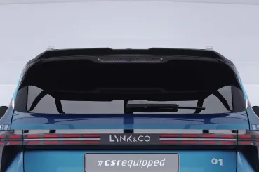 CSR Heckspoiler | Heckflügel mit ABE für Lynk & Co 01 HF065-S strukturiert schwarz matt (keine Lackierung erforderlich)