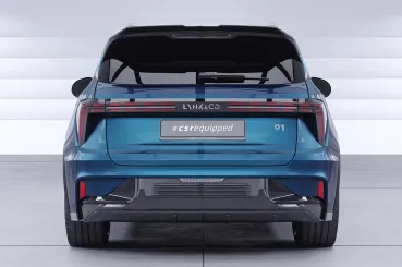 CSR Heckspoiler | Heckflügel mit ABE für Lynk & Co 01 HF065-L Lackierung erforderlich (unlackiert roh)