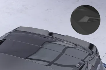 CSR Heckspoiler | Heckflügel mit ABE für Lynk & Co 01 HF065-S strukturiert schwarz matt (keine Lackierung erforderlich)