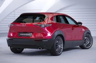 CSR Heckspoiler | Heckflügel mit ABE für Mazda CX-30 HF021-S strukturiert schwarz matt (keine Lackierung erforderlich)
