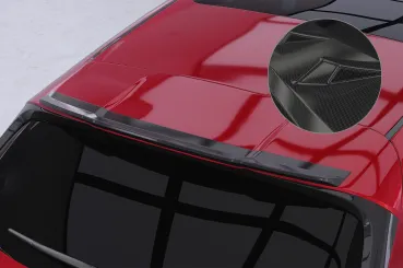 CSR Heckspoiler | Heckflügel mit ABE für Mazda CX-60 HF144-C Carbon Look Hochglanz (keine Lackierung erforderlich)