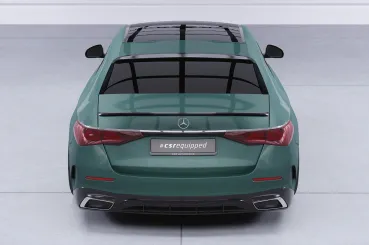 CSR Heckspoiler | Heckflügel mit ABE für Mercedes Benz E-Klasse W214 Limousine HF173-S strukturiert schwarz matt (keine Lackierung erforderlich)