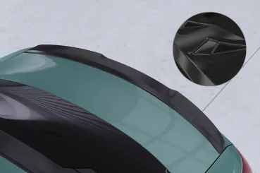 CSR Heckspoiler | Heckflügel mit ABE für Mercedes Benz E-Klasse W214 Limousine HF173-G Glossy schwarz Hochglanz (keine Lackierung erforderlich)