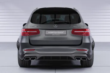 CSR Heckspoiler | Heckflügel mit ABE für Mercedes Benz GLC X253 AMG HF178-S strukturiert schwarz matt (keine Lackierung erforderlich)