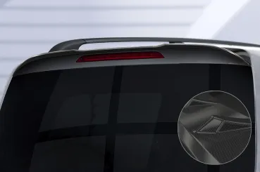 CSR Heckspoiler | Heckflügel mit ABE für Mercedes-Benz V-Klasse (447) HF849-C Carbon Look Hochglanz (keine Lackierung erforderlich)
