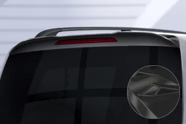 CSR Heckspoiler | Heckflügel mit ABE für Mercedes-Benz V-Klasse (447) HF849-G Glossy schwarz Hochglanz (keine Lackierung erforderlich)