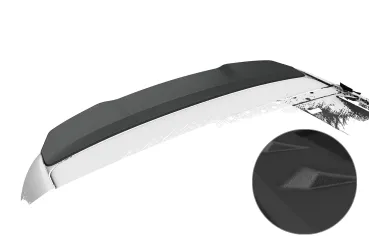 CSR Heckspoiler | Heckflügel mit ABE für MG 5 EV HF082-S strukturiert schwarz matt (keine Lackierung erforderlich)