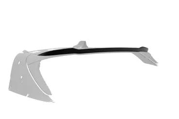 CSR Heckspoiler | Heckflügel mit ABE für MG Marvel R HF254-S strukturiert schwarz matt (keine Lackierung erforderlich)