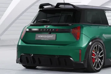 CSR Heckspoiler | Heckflügel mit ABE für Mini F66 HF229-S strukturiert schwarz matt (keine Lackierung erforderlich)