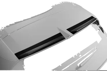 CSR Heckspoiler | Heckflügel mit ABE für Opel Grandland B HF297-S strukturiert schwarz matt (keine Lackierung erforderlich)