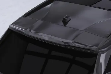 CSR Heckspoiler | Heckflügel mit ABE für Peugeot 2008 II / e-2008 HF186-S strukturiert schwarz matt (keine Lackierung erforderlich)