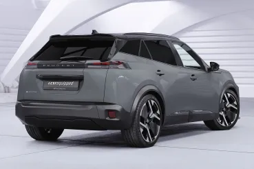 CSR Heckspoiler | Heckflügel mit ABE für Peugeot 2008 II / e-2008 HF186-G Glossy schwarz Hochglanz (keine Lackierung erforderlich)