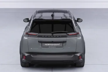 CSR Heckspoiler | Heckflügel mit ABE für Peugeot 2008 II / e-2008 HF186-G Glossy schwarz Hochglanz (keine Lackierung erforderlich)