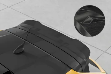 CSR Heckspoiler | Heckflügel mit ABE für Peugeot 208 II HF057-C Carbon Look Hochglanz (keine Lackierung erforderlich)