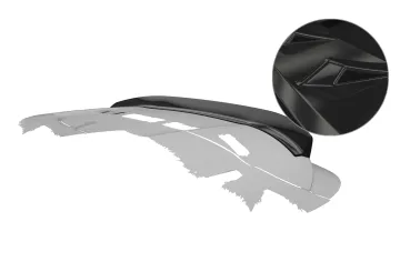 CSR Heckspoiler | Heckflügel mit ABE für Peugeot 508 SW HF263-G Glossy schwarz Hochglanz (keine Lackierung erforderlich)